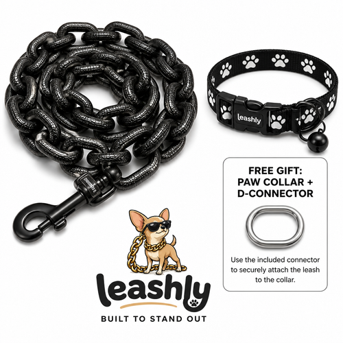 Leashly™ Oversized Chain Leash (Lightweight)